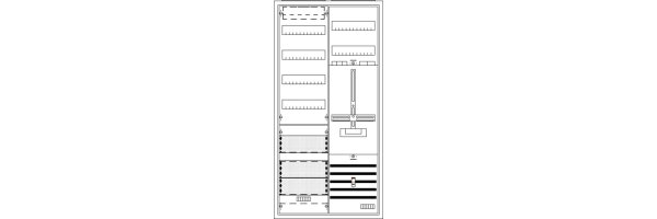 Zähler-Komplettschrank