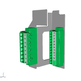 JoyNano 3-in-1 Einlassmodul – Mit IEC320 C14 Stecker, 5A Sicherung, Wippschalter & Rotlicht