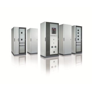 ABB P112T8 Reihenschaltschrank mit Rückwand, Deckblech, Tür, 1-feldbreit, 12 Raster-
