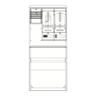 ABB SZ2825E Komplettschrank für den Außenbereich