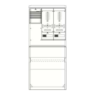 ABB SZ2613E Komplettschrank für den Außenbereich