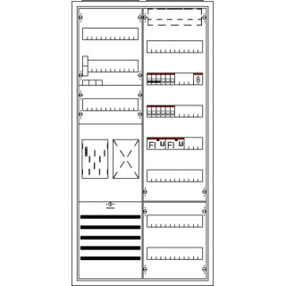 ABB KS729R Komplettschrank, Aufputz mit BKE-I, 2/3A 1Z1V7