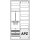 ABB KS256Z Komplettschrank, Aufputz mit Zählerkreuz, 2/3A 1Z1V5A2