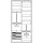 ABB KS244A50 Komplettschrank, Aufputz mit Zählerkreuz, 2/3A 1Z1TRE+V4