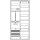 ABB KS302 Komplettschrank, Aufputz mit Zählerkreuz, 2/3A 1Z1V7