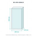 BOXCO H ABS transp. 280×560×130