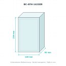 BOXCO H ABS transp. 140×230×90