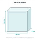 BOXCO H ABS transp. 150×150×70