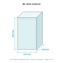 BOXCO H ABS transp. 150×250×130