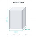 BOXCO S PC grau 190×280×130