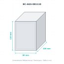 BOXCO S ABS grau 80×110×100