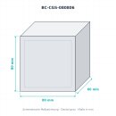 BOXCO S PC grau 80×80×60