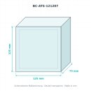 BOXCO S ABS transp. 120×120×70