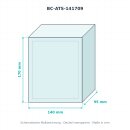 BOXCO S ABS transp. 140×170×90