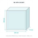 BOXCO S ABS transp. 150×150×70
