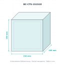 BOXCO S PC transp. 150×150×100