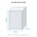 BOXCO S ABS grau 80×110×70