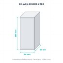BOXCO S ABS grau 80×180×80