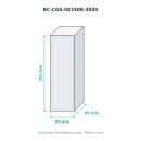 BOXCO S PC grau 80×250×80