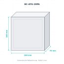 BOXCO G ABS transp. 20PA