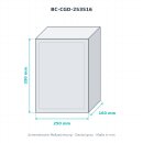 BOXCO D PC grau 250×350×160