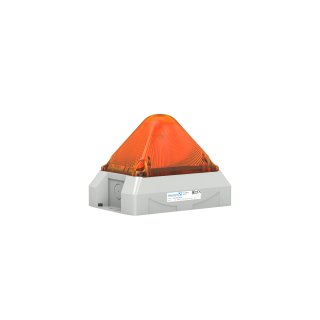 Funktionsüberwachte LED-Leuchte PY L-M-M orange,12-48DC,IP66,NEMA4/4x,RAL7035