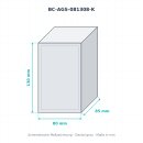 BOXCO S ABS grau 80×130×80 K