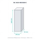 BOXCO S ABS grau 80×250×80 K