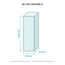 BOXCO S ABS transp. 80×250×80 K