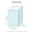 BOXCO M ABS transp. 80×130×100