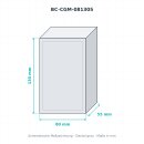 BOXCO M PC grau 80×130×50