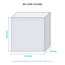 BOXCO M PC grau 130×130×60