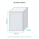 BOXCO M ABS grau 130×180×120