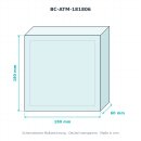 BOXCO M ABS transp. 180×180×60