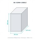 BOXCO MH PC grau 130×80×120