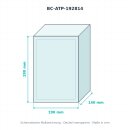 BOXCO P ABS transp. 190×280×140