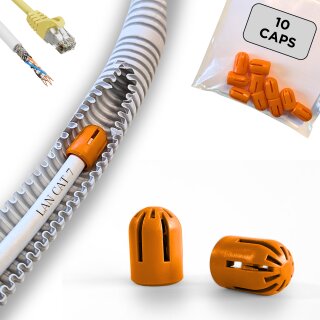 10X D11-ORANGE LAN CAT 7
