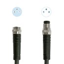 Sensor Kabel, 2m, PUR, M8 Sensorbuchse, 3-polig/M8...