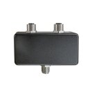 T-Verteiler M12, 3-polig, 2x M12 Buchse, A-kodiert/1x M12...