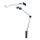 UNILED II TUNABLE WHITE, 3000~6500K, Gelenkarm 400+400mm, Leuchtenkopfbreite 548mm, 100°, ~25W, M12-A, 24V DC, Netzteil 100-240V AC