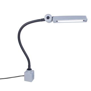 CENALED FLOOD Flexarm AC, Schwanenhals 500mm, Anschraubsockel, ~9W, Netzstecker und 3m Anschlussleitung, 100-305V AC