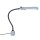 CENALED FLOOD Flexarm AC, Schwanenhals 500mm, Anschraubsockel, ~9W, Netzstecker und 3m Anschlussleitung, 100-305V AC
