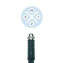 Sensor Kabel, 2,5m, PUR, M12 Sensorbuchse, 3-polig + PE,...