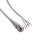 Sensor Kabel, 5m, 5-polig, TPE grau, Dichtung EPDM, Überwurf V4A, M12 Sensorbuchse, A-kodiert/offene Leitungsenden, FDA