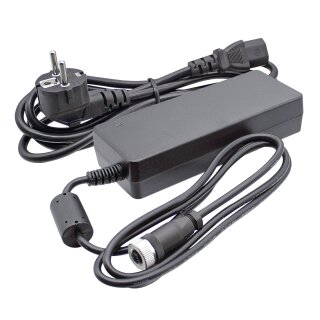 Netzteil, Tischnetzteil, ~120W, Ausgang Festspannung 24V DC, M12 Sensorbuchse A-kodiert, gerade