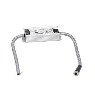 Netzteil, Schaltnetzteil, ~60W, IP67, offene Leitungsenden am Anschluss, Ausgang Festspannung 24V DC, M12 Sensorbuchse A-kodiert, gerade