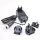 Netzteil, Steckernetzteil, ~40W, mit AC Wechseladaptern (Plug Set EU, US, UK, AU), Ausgang Festspannung 24V DC, M12 Sensorbuchse A-kodiert, gerade