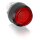ABB MP2-11R-L Leuchtdrucktaster-Vorsatz rot, flach-verrastend, Frontring