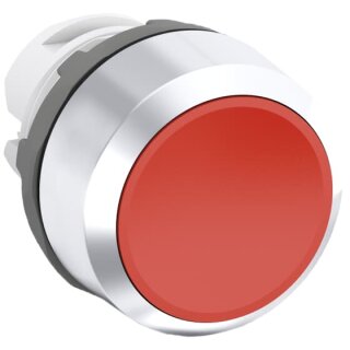 ABB MP1-30R-L Drucktaster-Vorsatz rot, flach-tastend, Frontring