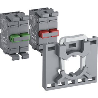 ABB M3SS8-31G Leuchtwahlschalter-Vorsatz grün, rast. in B und C, Rückzug von